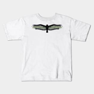 Fly With Pride, Raven Series - Agender Kids T-Shirt